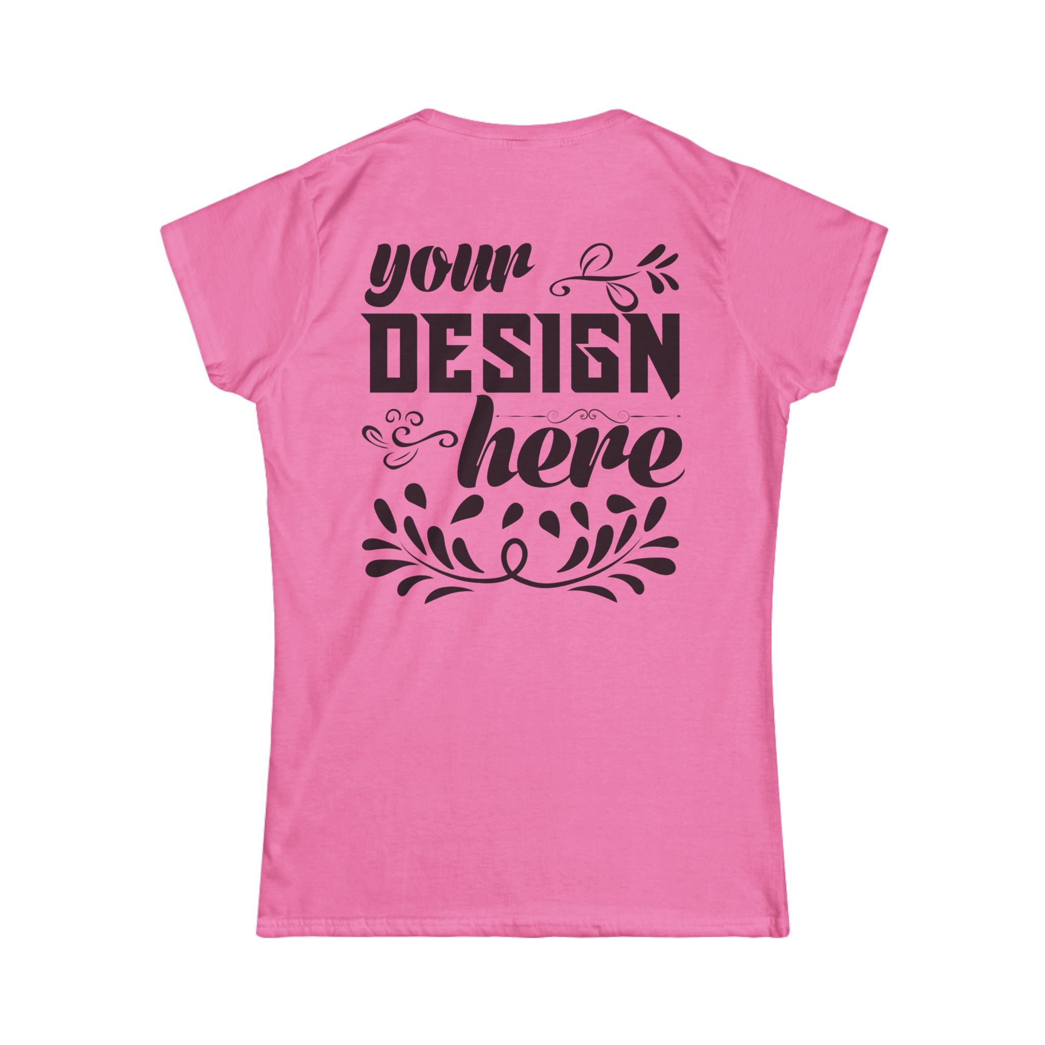 Customizable Gildan 64000L Womens Softstyle Short Sleeve T-Shirt