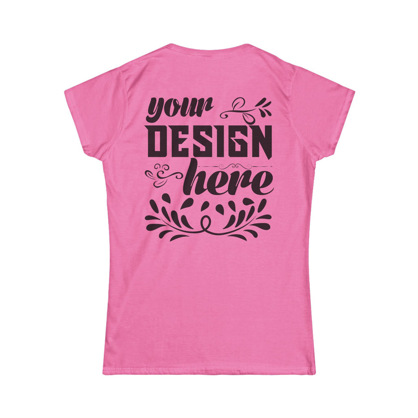 Customizable Gildan 64000L Womens Softstyle Short Sleeve T-Shirt