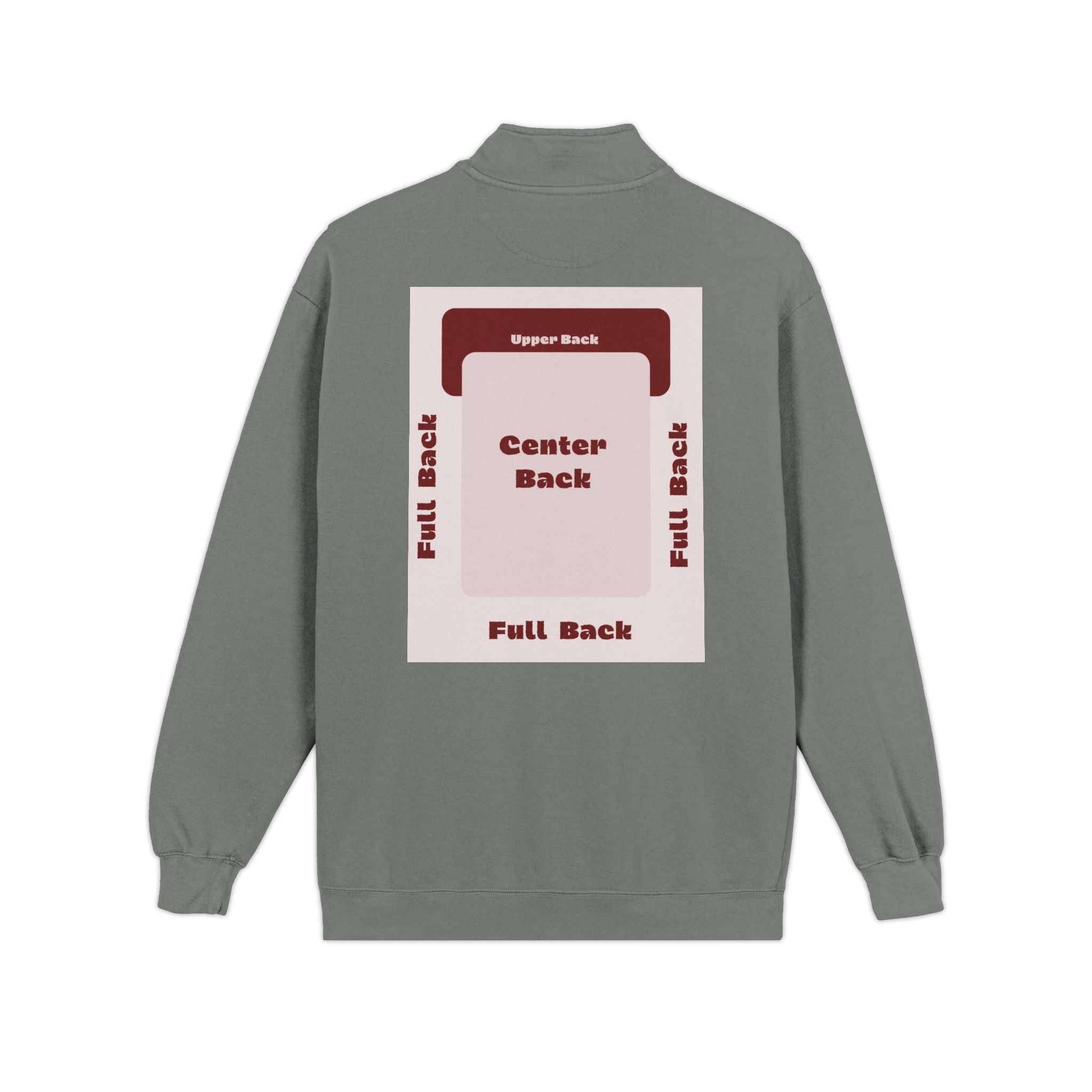 Customizable Comfort Colors 1580 Unisex Quarter Zip Sweatshirt