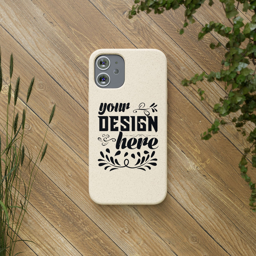 Customizable Biodegradable Phone Case Matte Finish Wireless Charging