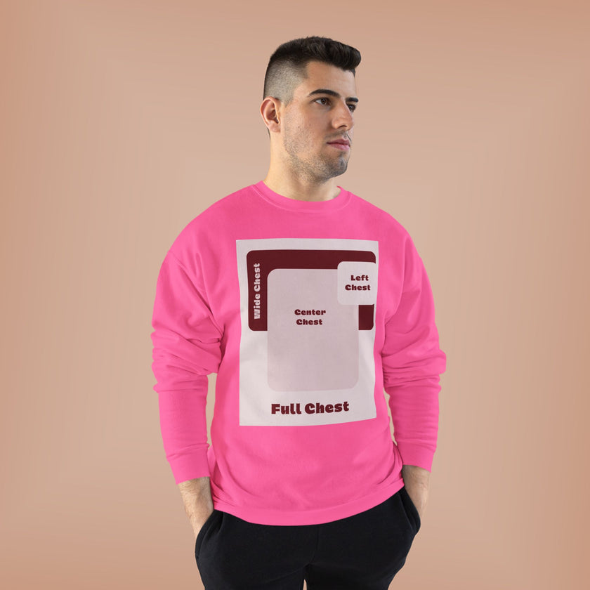 Customizable Unisex Hanes P160 EcoSmart  Crewneck Sweatshirt