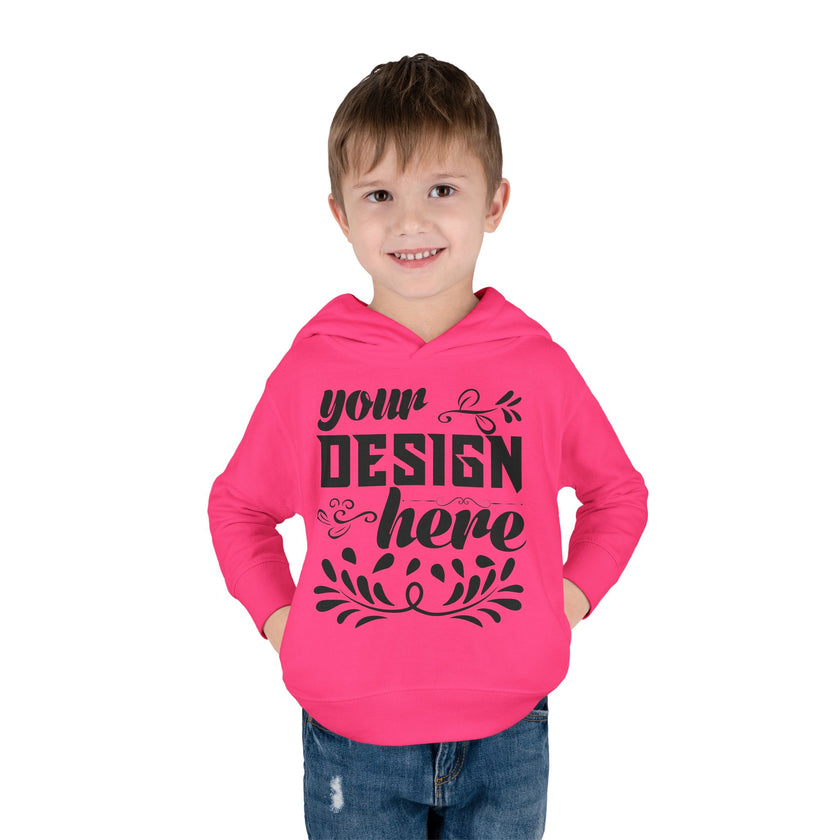 Customizable Rabbit Skins Toddler Pullover Fleece Hoodie DTG