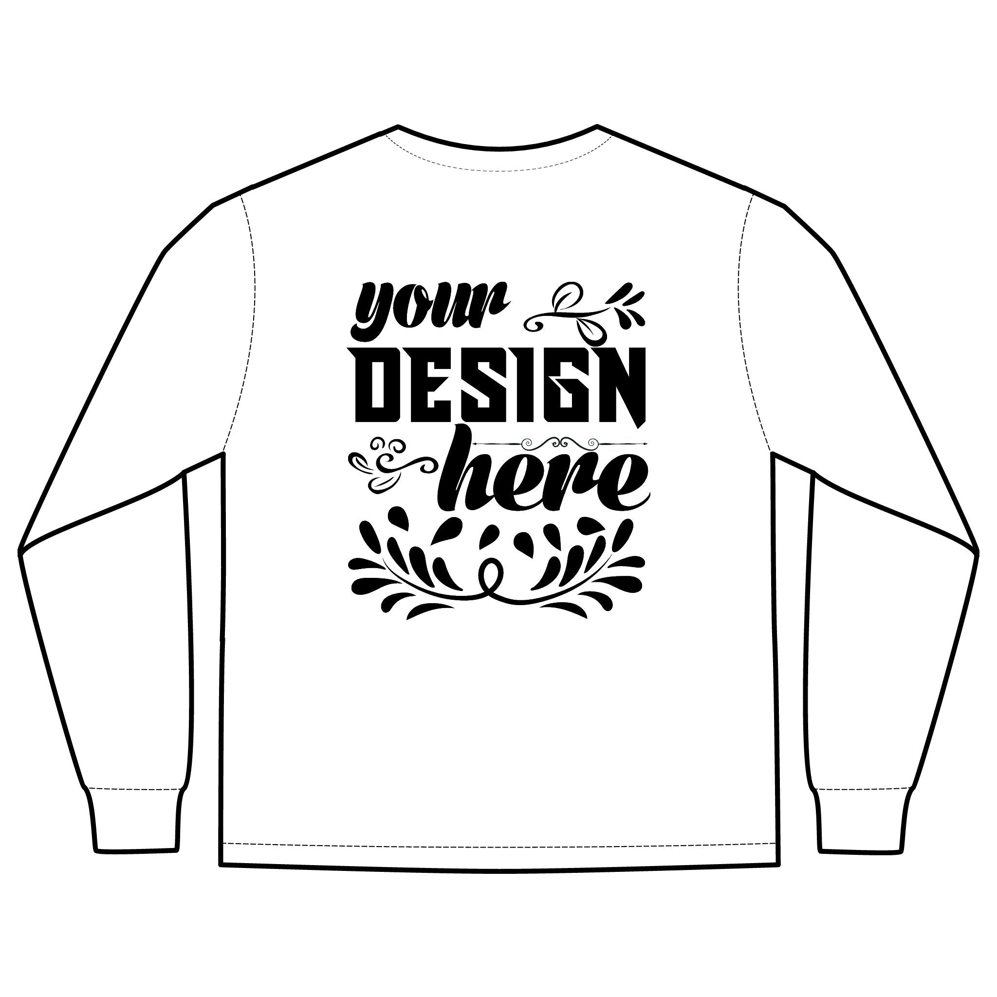 Customizable Comfort Colors 4410 Unisex Heavyweight Long Sleeve Pocket Tee