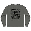 Customizable Comfort Colors 4410 Unisex Heavyweight Long Sleeve Pocket Tee