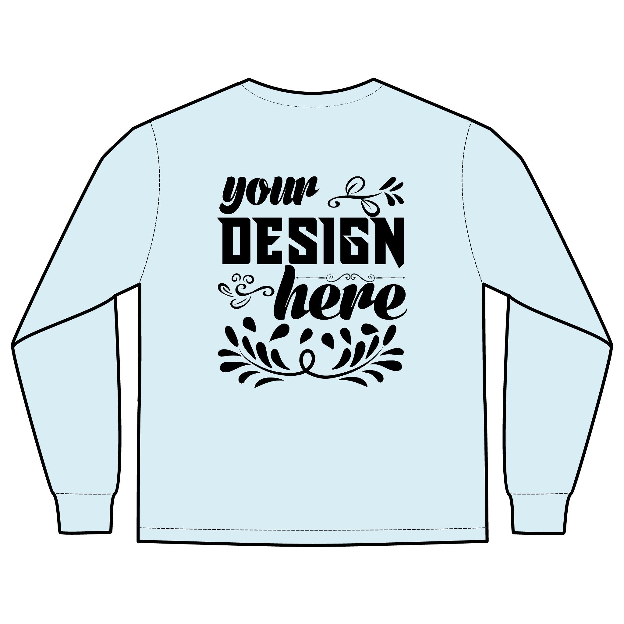 Customizable Comfort Colors 4410 Unisex Heavyweight Long Sleeve Pocket Tee