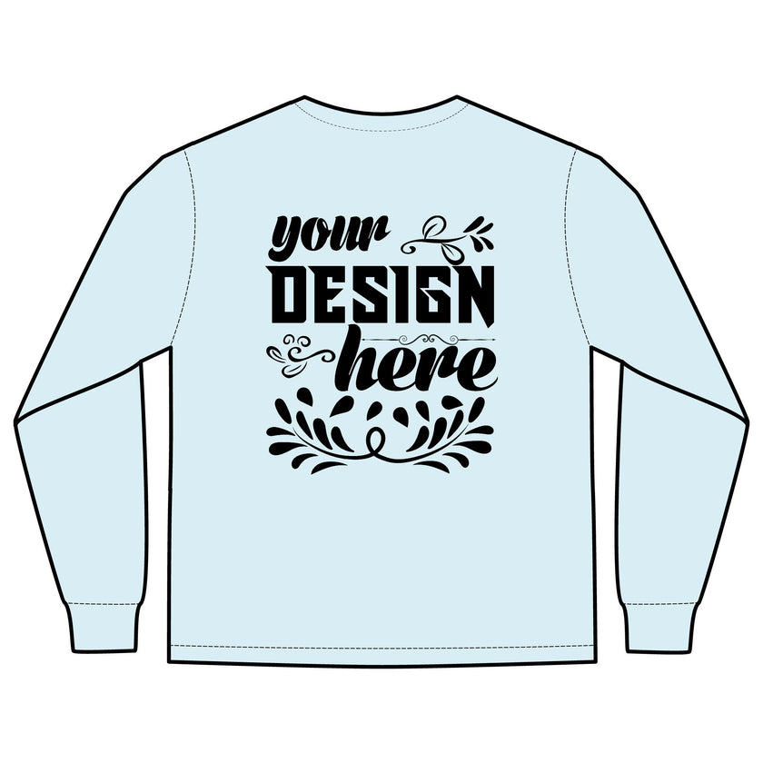 Customizable Comfort Colors 4410 Unisex Heavyweight Long Sleeve Pocket Tee