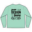 Customizable Comfort Colors 4410 Unisex Heavyweight Long Sleeve Pocket Tee