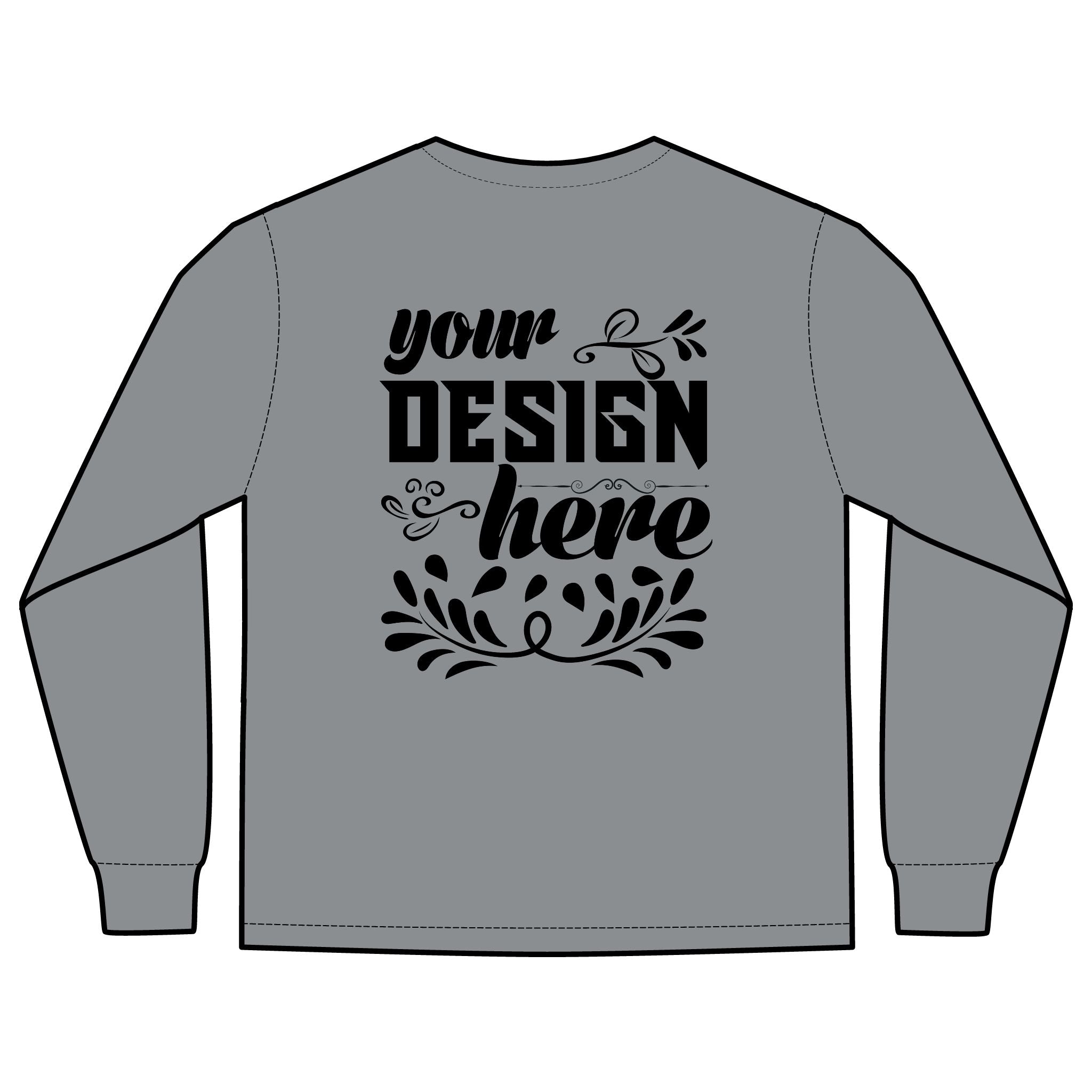 Customizable Comfort Colors 4410 Unisex Heavyweight Long Sleeve Pocket Tee