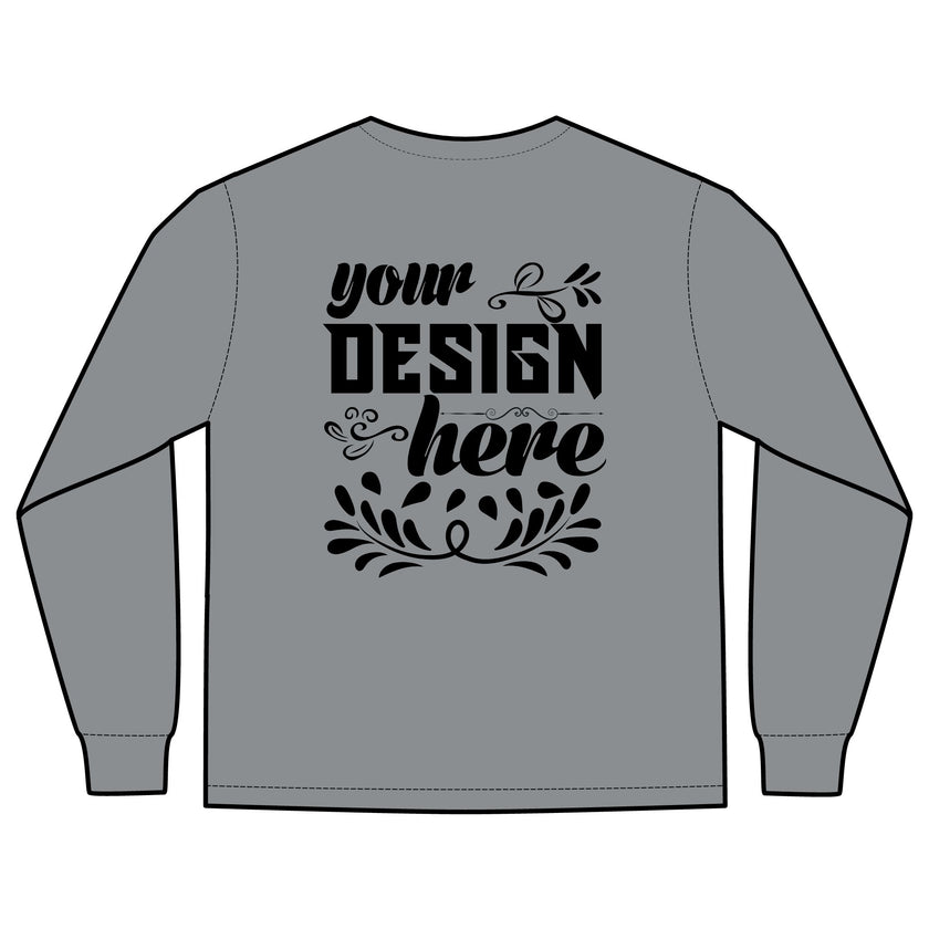 Customizable Comfort Colors 4410 Unisex Heavyweight Long Sleeve Pocket Tee