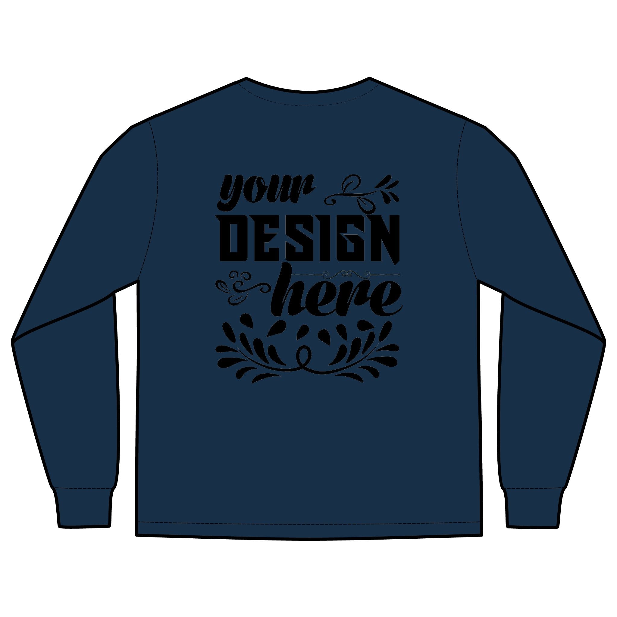 Customizable Comfort Colors 4410 Unisex Heavyweight Long Sleeve Pocket Tee