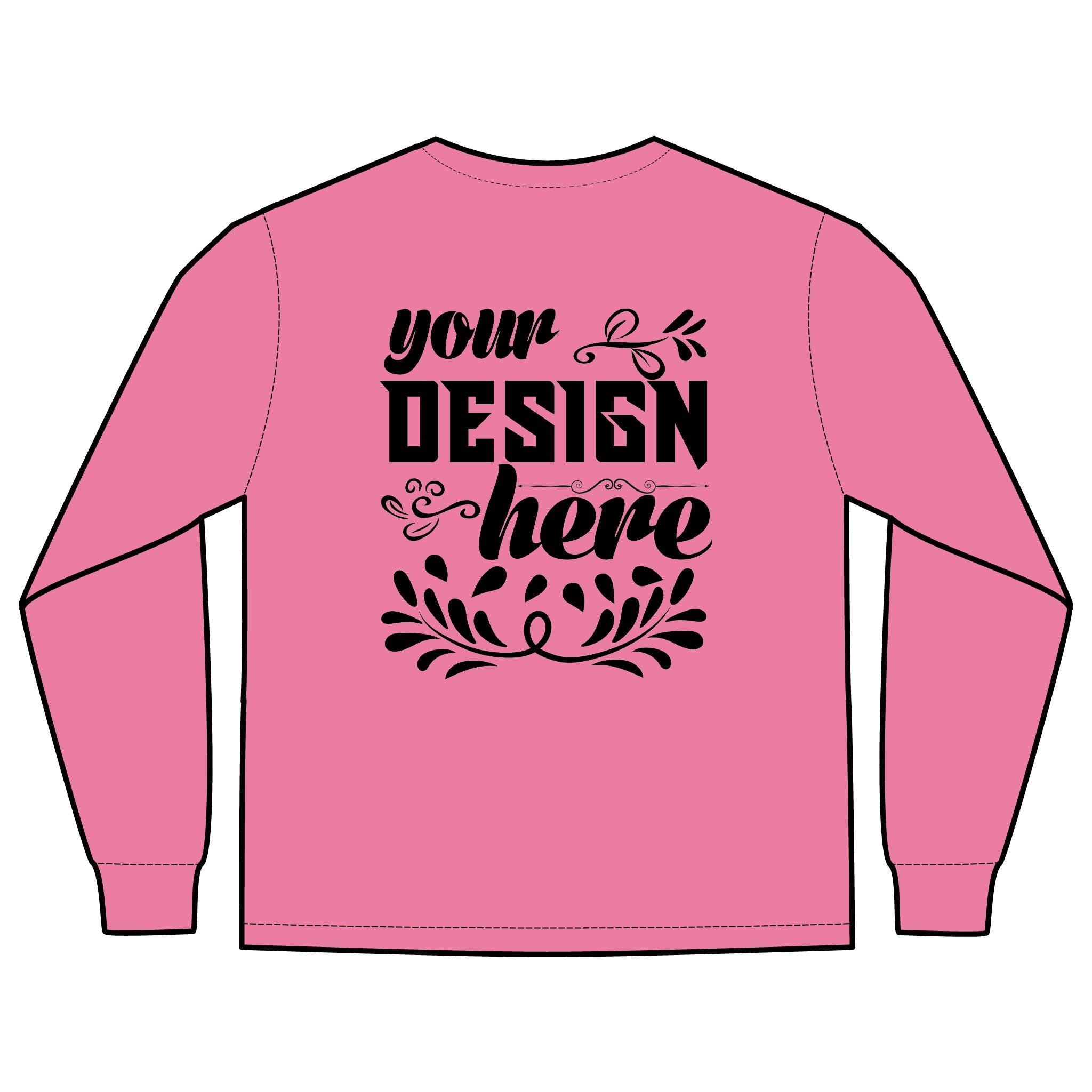 Customizable Comfort Colors 4410 Unisex Heavyweight Long Sleeve Pocket Tee