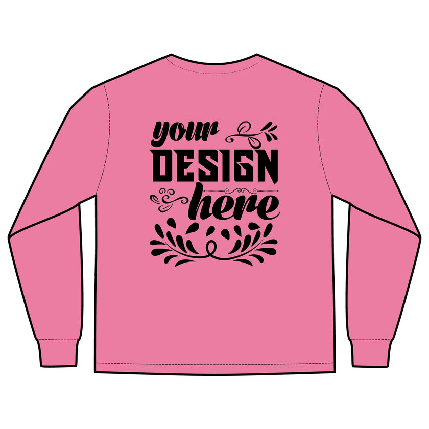 Customizable Comfort Colors 4410 Unisex Heavyweight Long Sleeve Pocket Tee