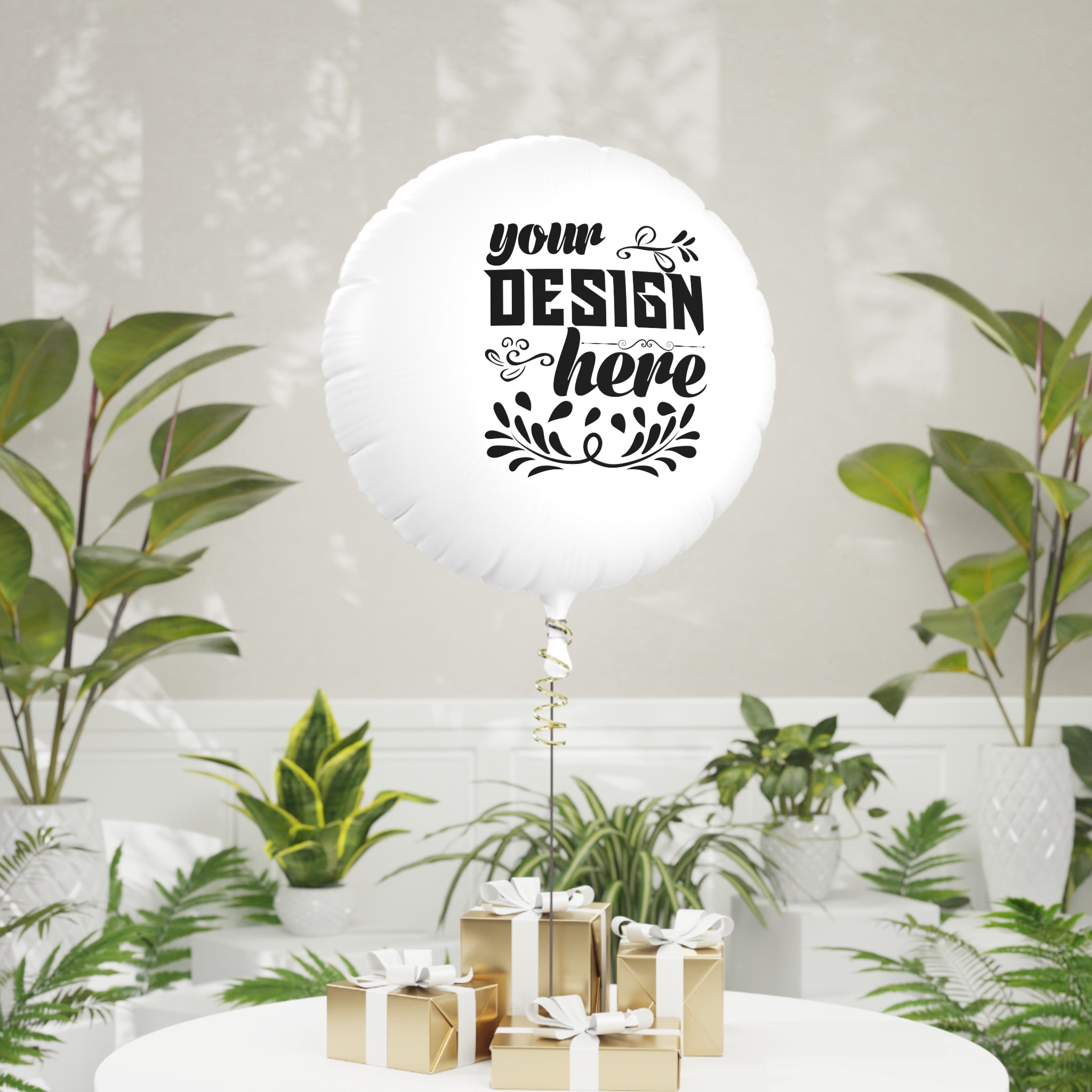 Customizable Mylar Helium Balloon 22in Reusable Indoor Outdoor Decor