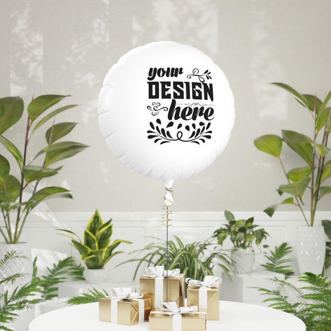 Customizable Mylar Helium Balloon 22in Reusable Indoor Outdoor Decor