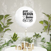 Customizable Mylar Helium Balloon 22in Reusable Indoor Outdoor Decor