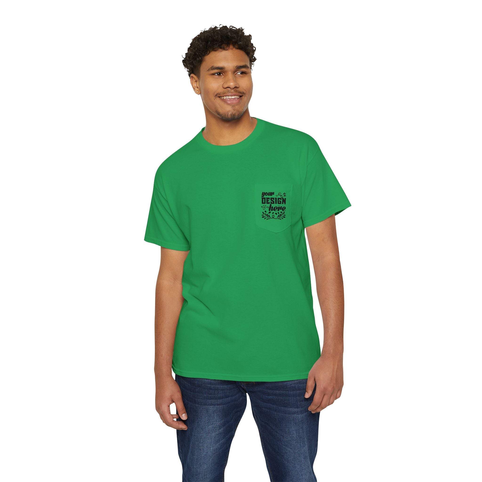 Customizable Gildan 5300 Unisex Heavy Cotton Pocket T-Shirt