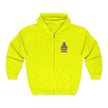 Gildan 18600 Unisex Full Zip Hoodie | Super Daddy Embroidery