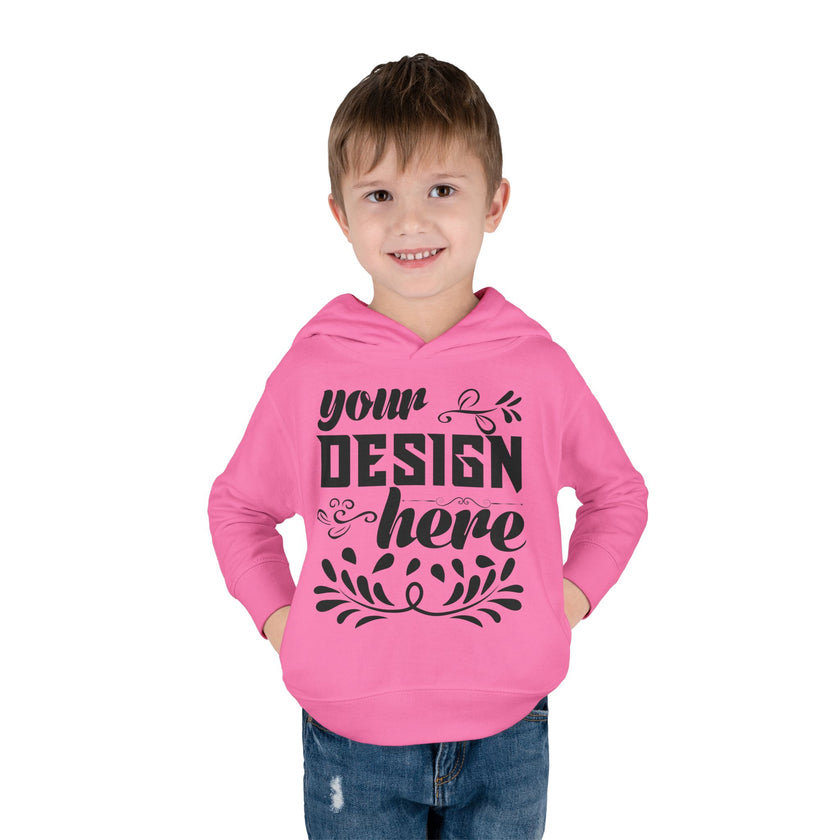 Customizable Rabbit Skins Toddler Pullover Fleece Hoodie DTG