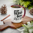 Customizable Glossy Ceramic Accent Mug 11oz and 15oz