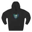 Lane Seven LS14001 Unisex  Fleece Hoodie | Butterfly Love Graphic Print