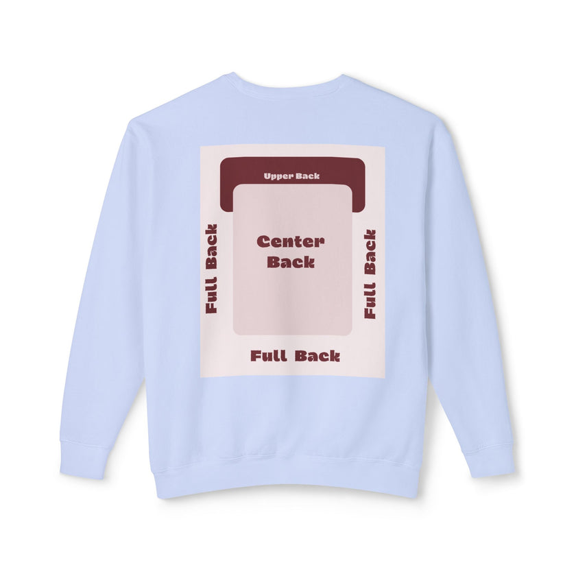 Customizable Comfort Colors 1466 Unisex Lightweight Crewneck DTG Design