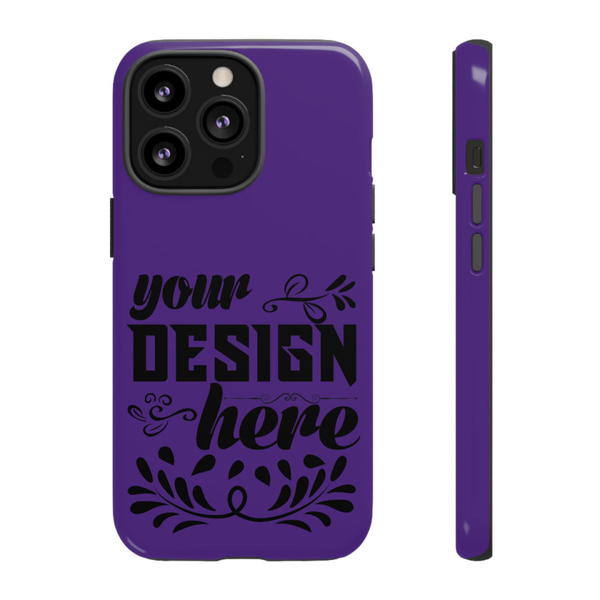 Customizable Tough Dual Layer Phone Case Polycarbonate TPU Liner Protective