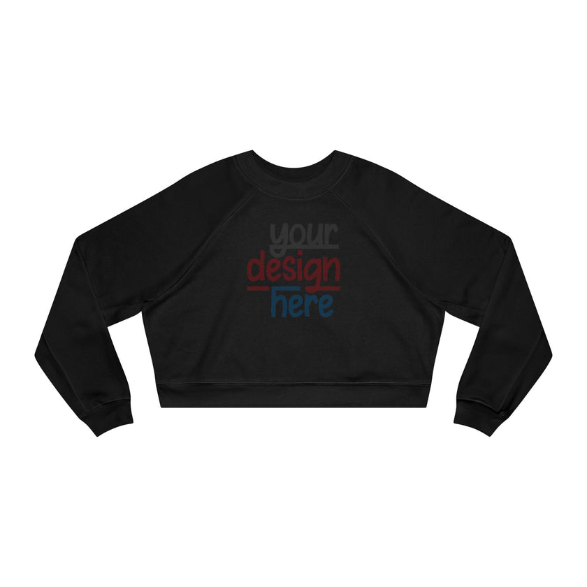 Customizable Bella+Canvas 7505 Womens Cropped Fleece Pullover