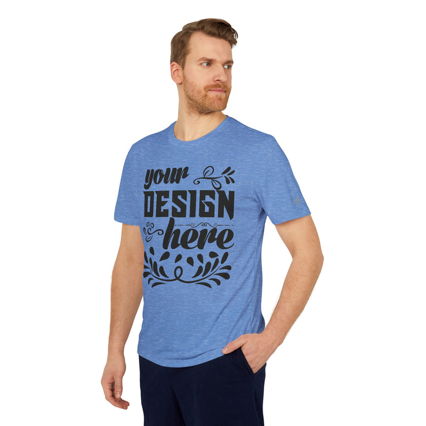 Customizable Adidas A376 Unisex Sport T-Shirt Regular Fit Performance