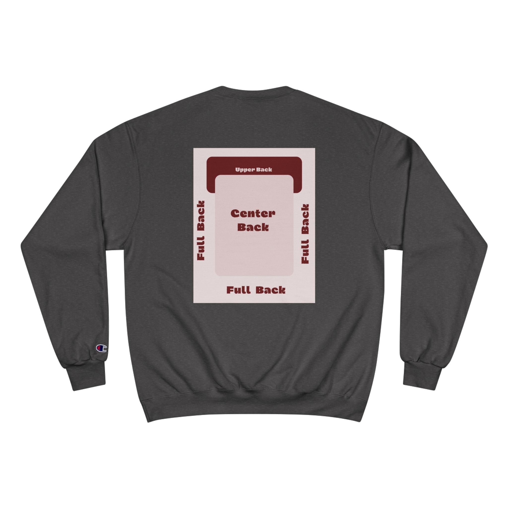 Customizable Champion S600 Crewneck Sweatshirt DTG Print