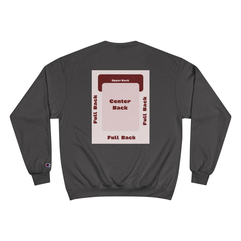 Customizable Champion S600 Crewneck Sweatshirt DTG Print
