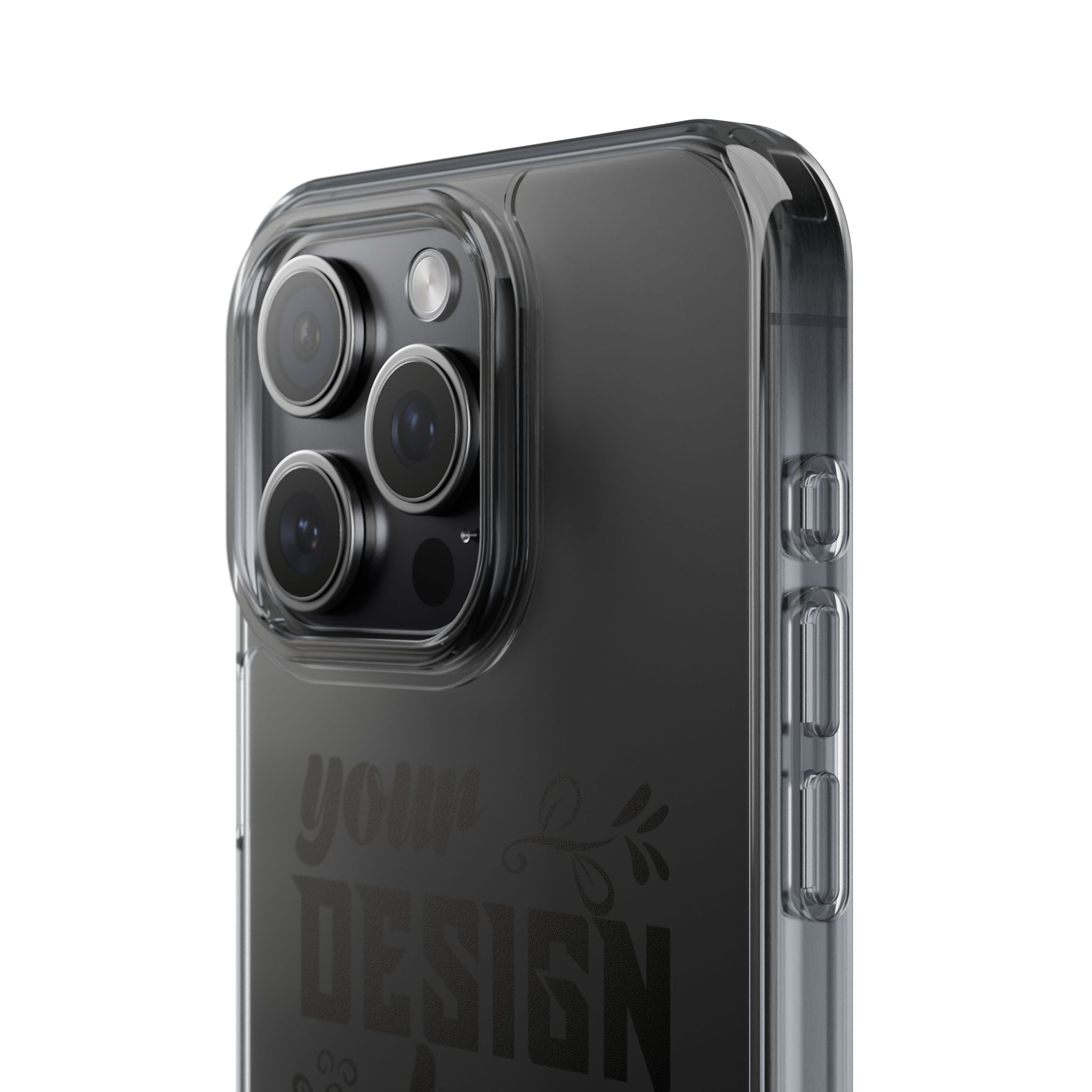 Customizable Clear Impact Resistant Phone Case With TPU Sides Wireless Ready