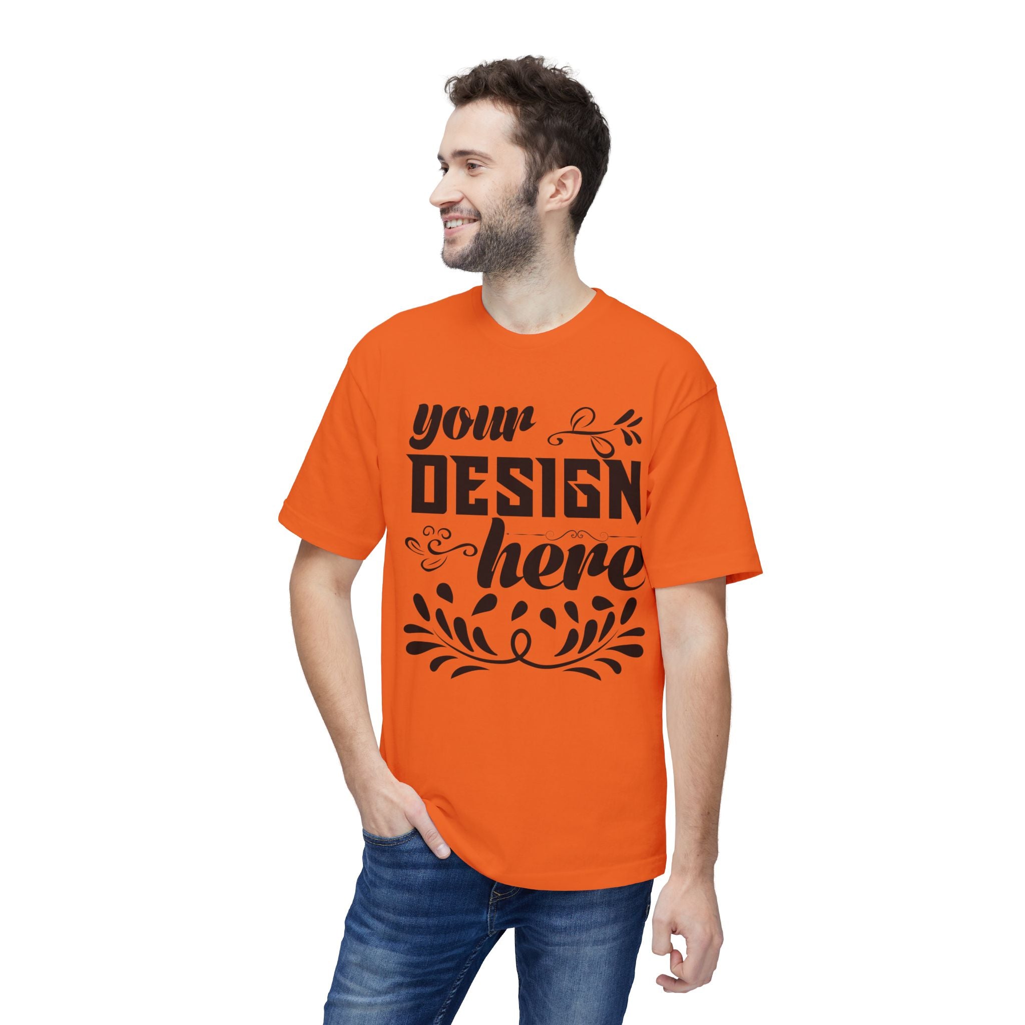 Customizable Bayside 5040 Unisex Midweight T-Shirt Made in US