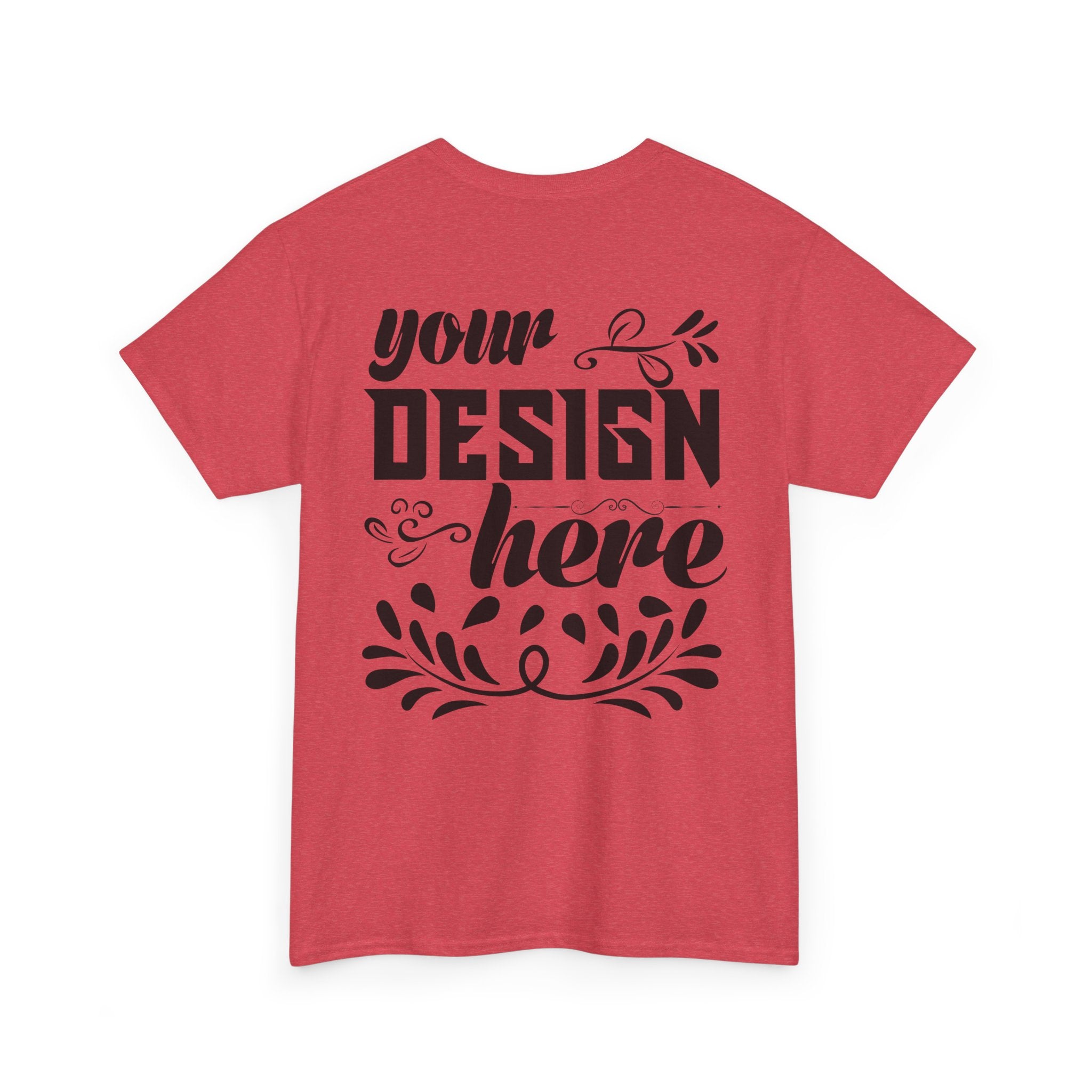 Customizable Gildan 5000 Unisex Heavy Cotton T-Shirt Classic Fit