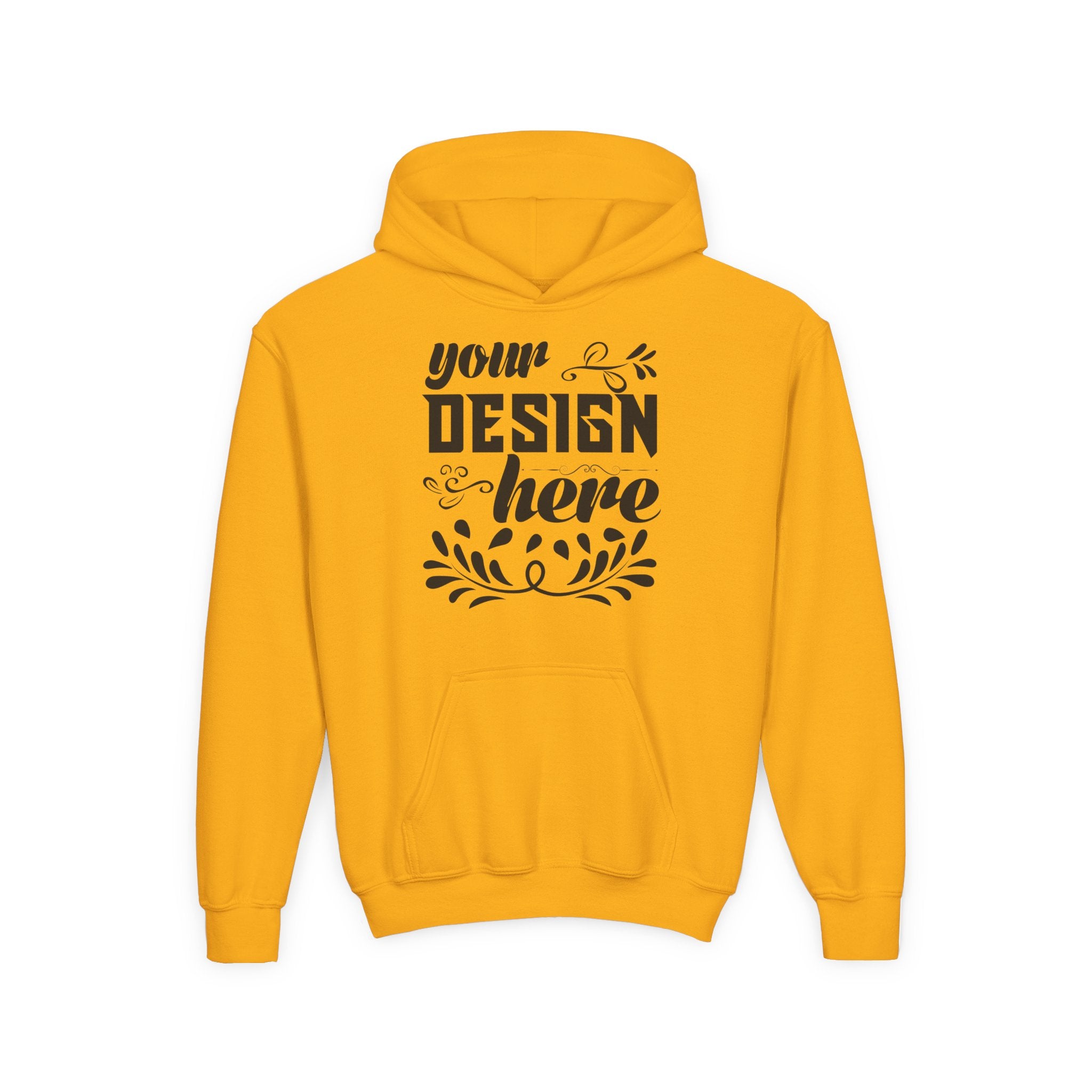 Customizable Gildan 18500B Youth Heavy Blend Hooded Sweatshirt