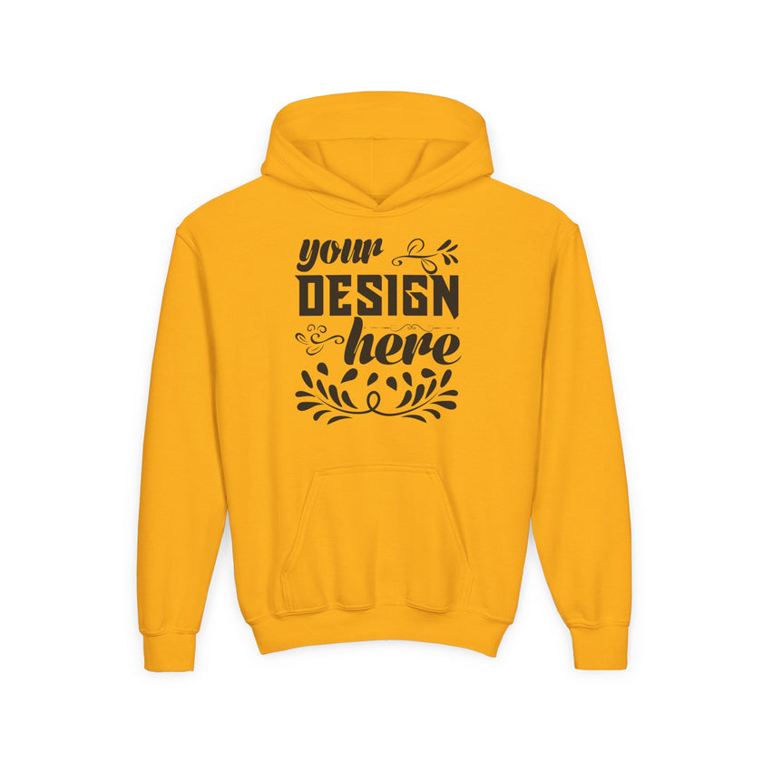 Customizable Gildan 18500B Youth Heavy Blend Hooded Sweatshirt