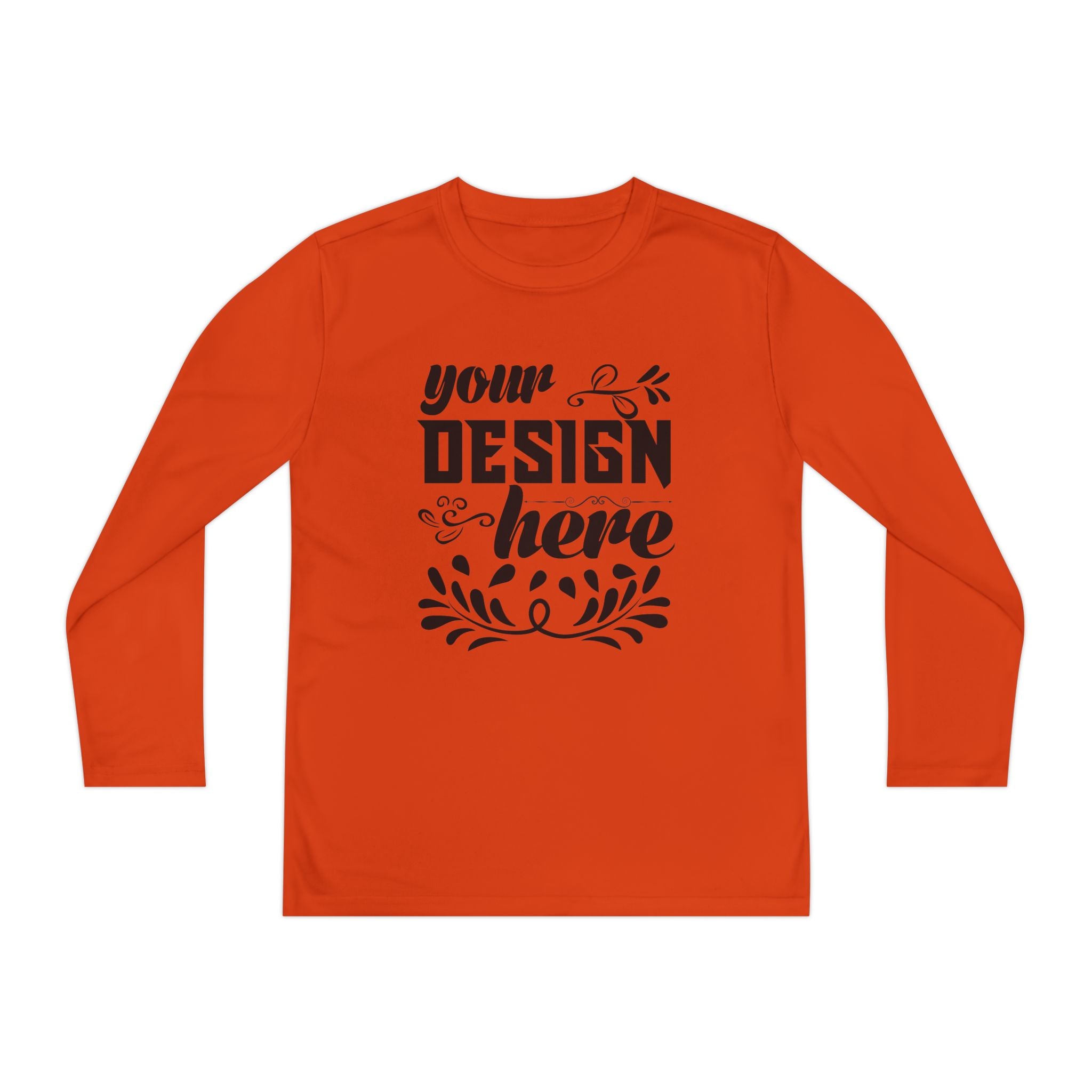 Customizable Sport Tek YST350LS Youth Long Sleeve Competitor Tee