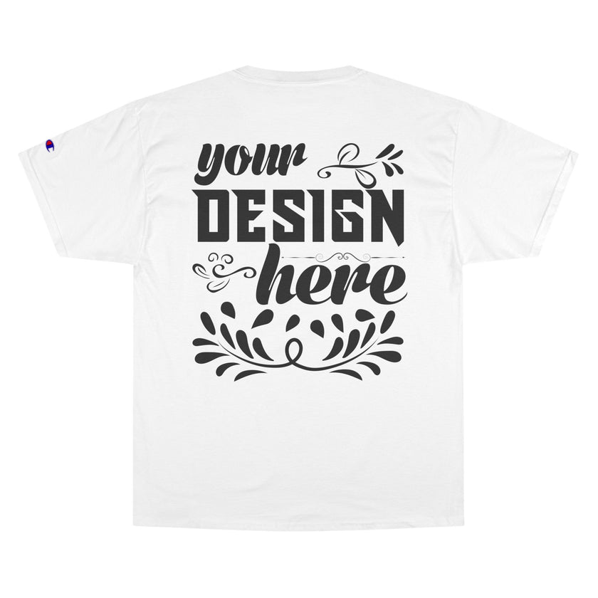 Customizable Champion T425 Unisex Cotton T-Shirt Classic Fit