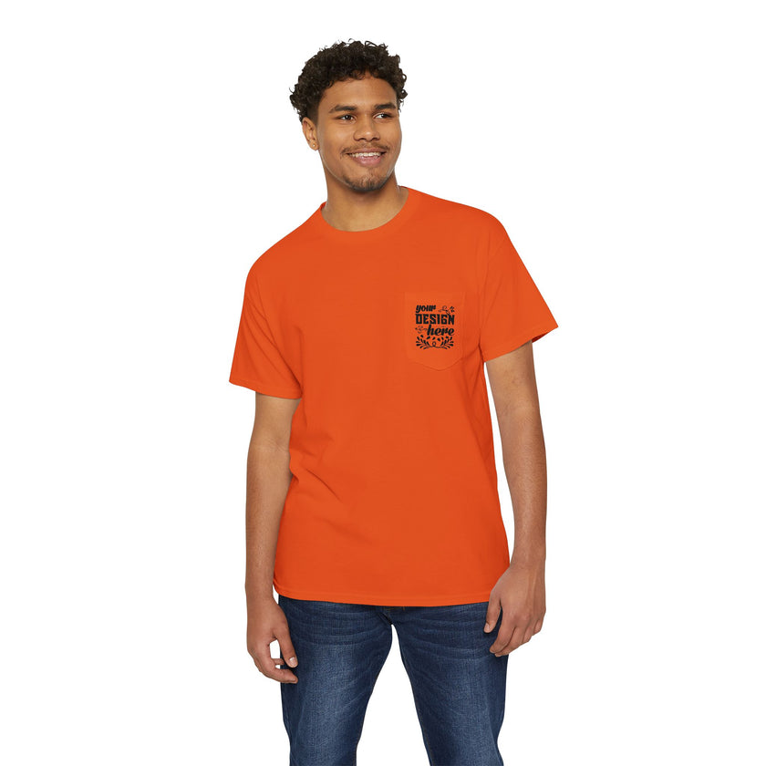 Customizable Gildan 5300 Unisex Heavy Cotton Pocket T-Shirt