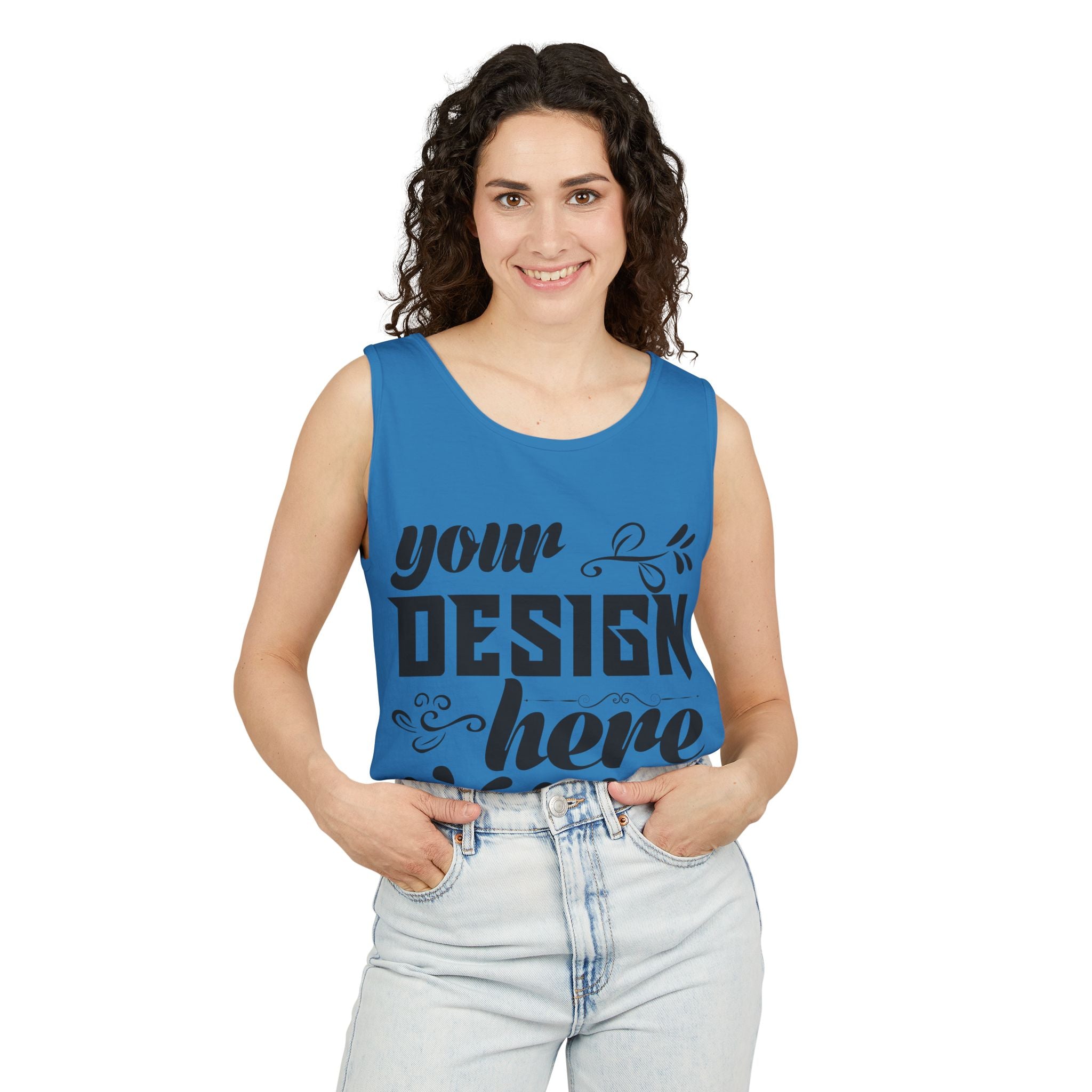 Customizable  Comfort Colors 9360  Unisex Garment Dyed Tank Top