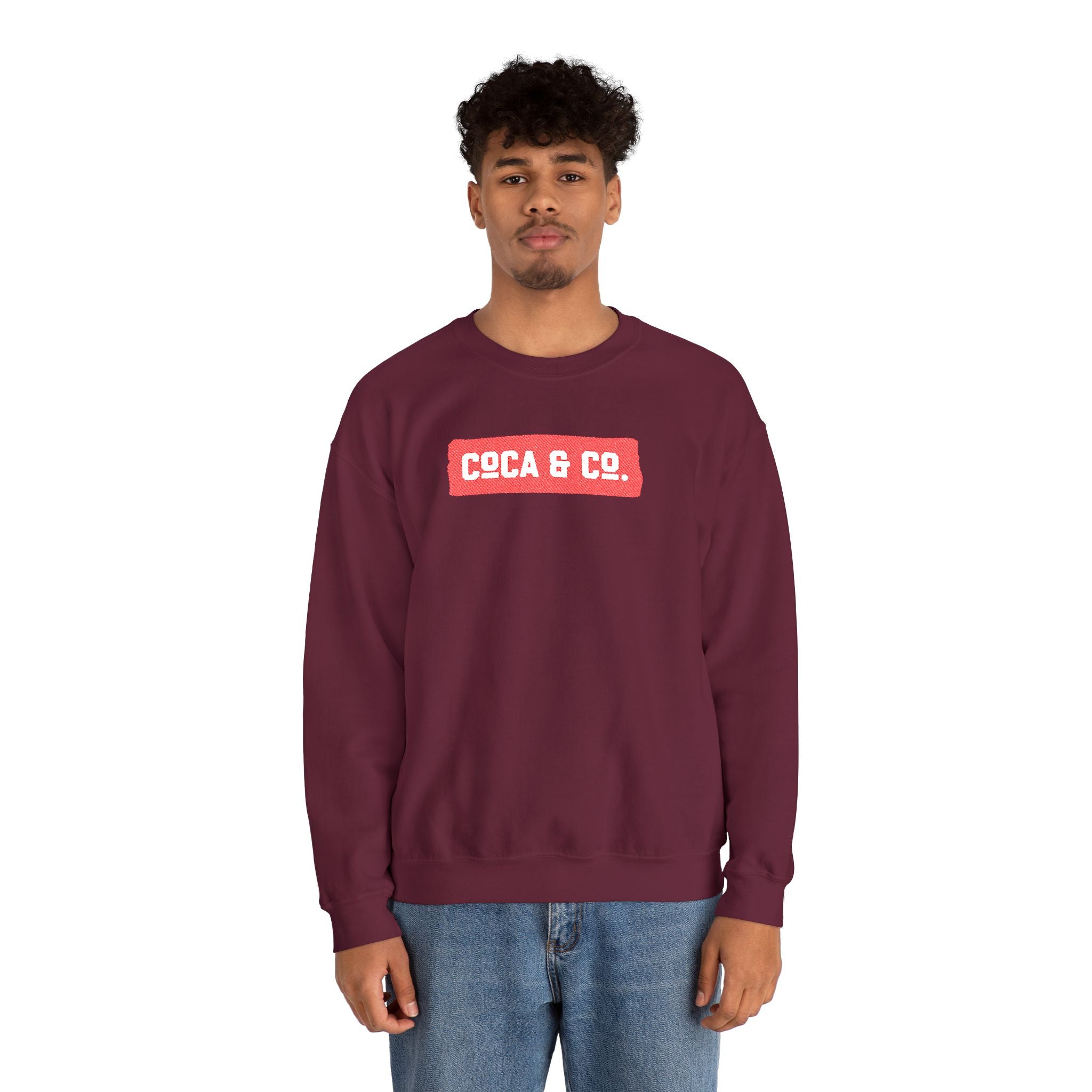 Gildan 18000 Unisex Crewneck Sweatshirt | Coca & Co Embroidery