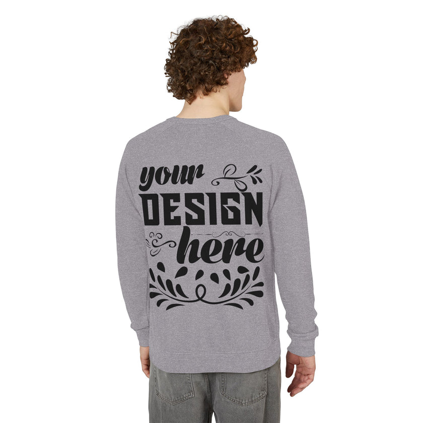 Customizable Lane Seven LS18004 Unisex French Terry Raglan Crewneck