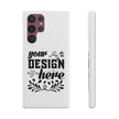 Customizable Snap Phone Case Slim Lightweight Polycarbonate Gloss Or Matte