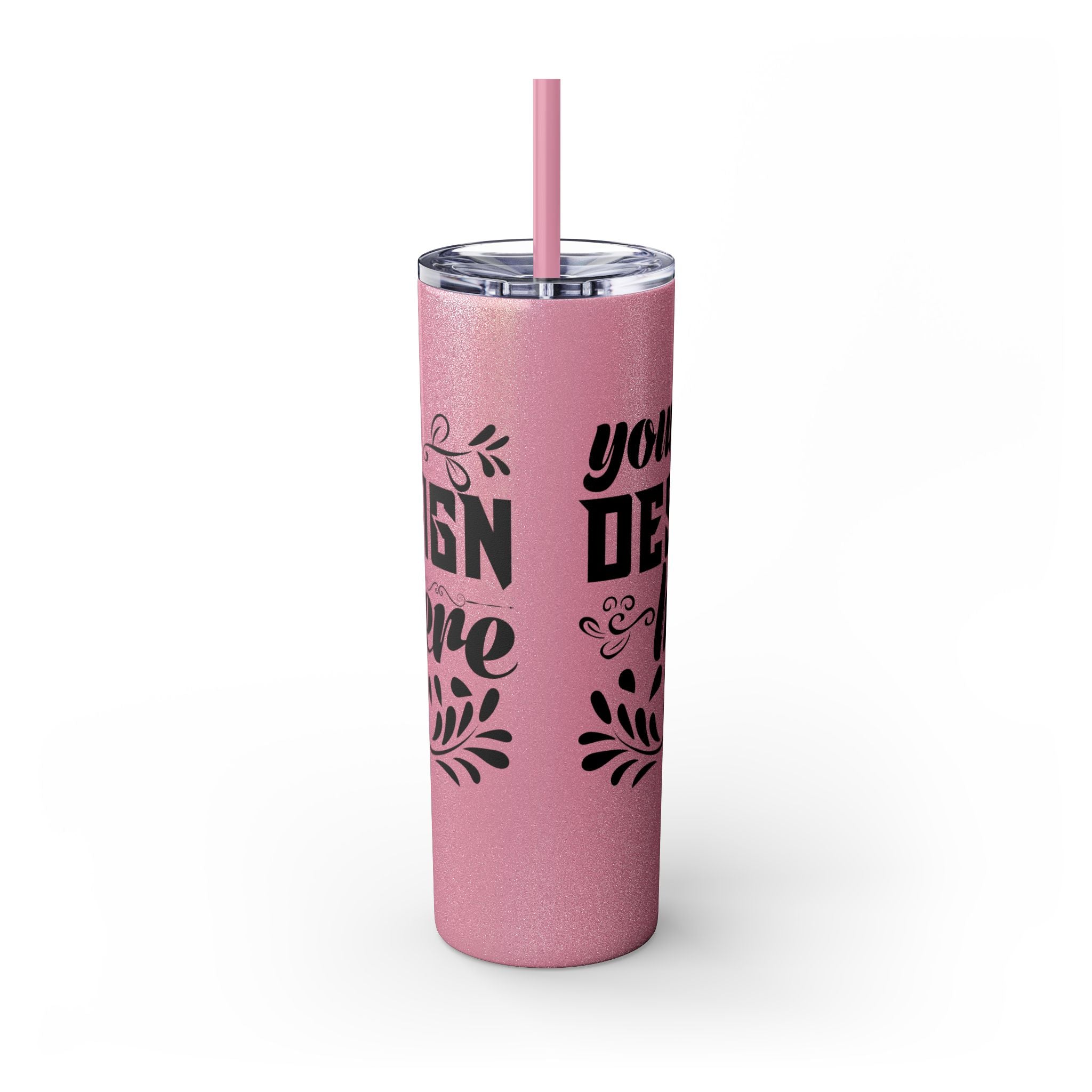 Customizable Maars 20oz Skinny Tumbler with Straw Stainless Steel