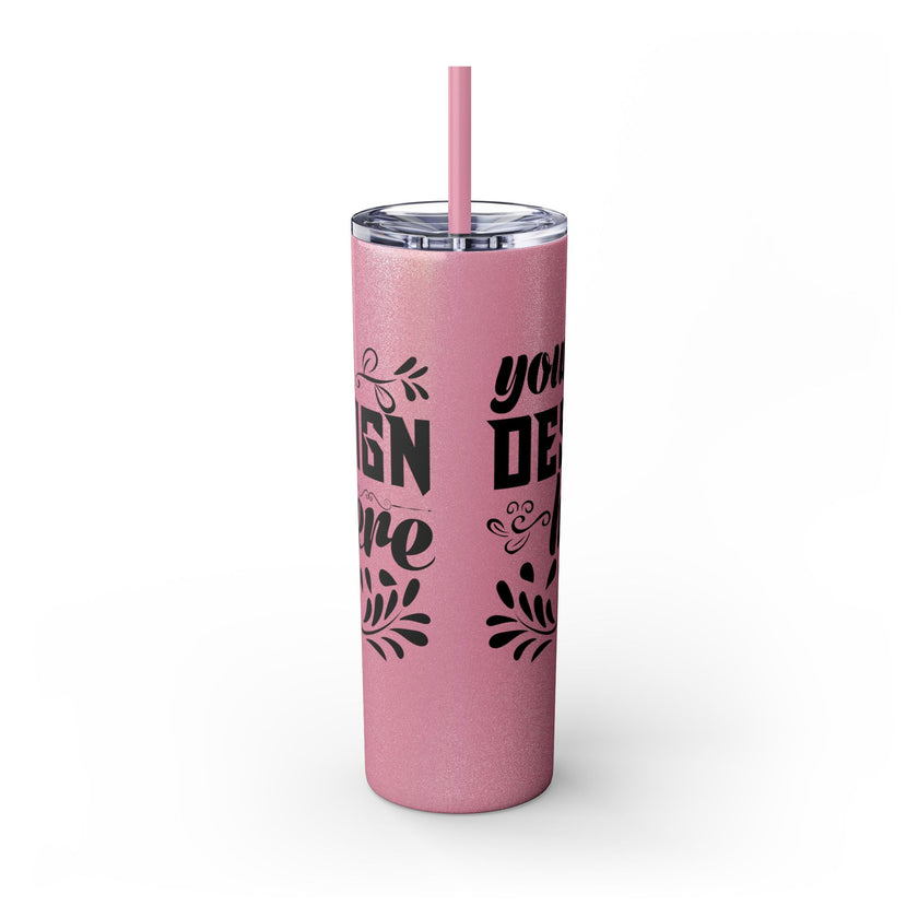 Customizable Maars 20oz Skinny Tumbler with Straw Stainless Steel