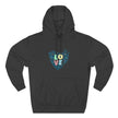 Lane Seven LS14001 Unisex  Fleece Hoodie | Butterfly Love Graphic Print
