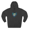 Lane Seven LS14001 Unisex  Fleece Hoodie | Butterfly Love Graphic Print