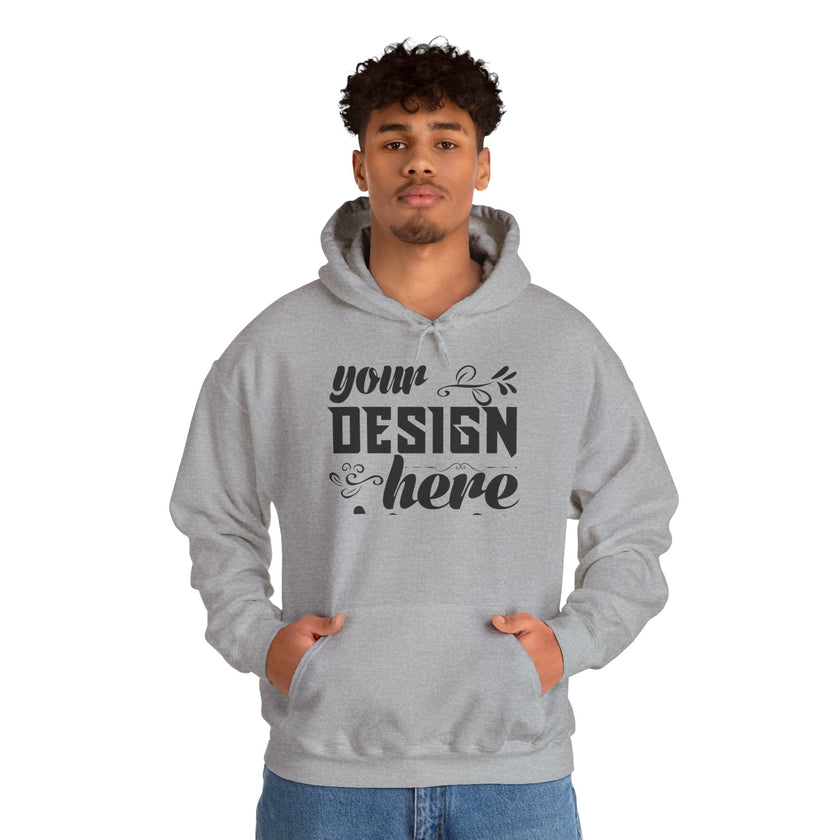 Customizable Gildan 18500 Unisex Heavy Blend Hooded Sweatshirt