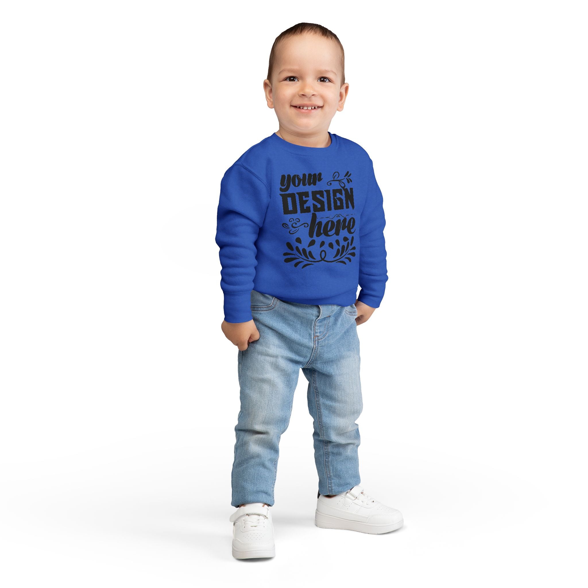 Customizable Rabbit Skins 3317 Toddler Fleece Sweatshirt