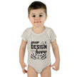 Customizable Infant Baby Rib Bodysuit Rabbit Skins 4400 Unisex