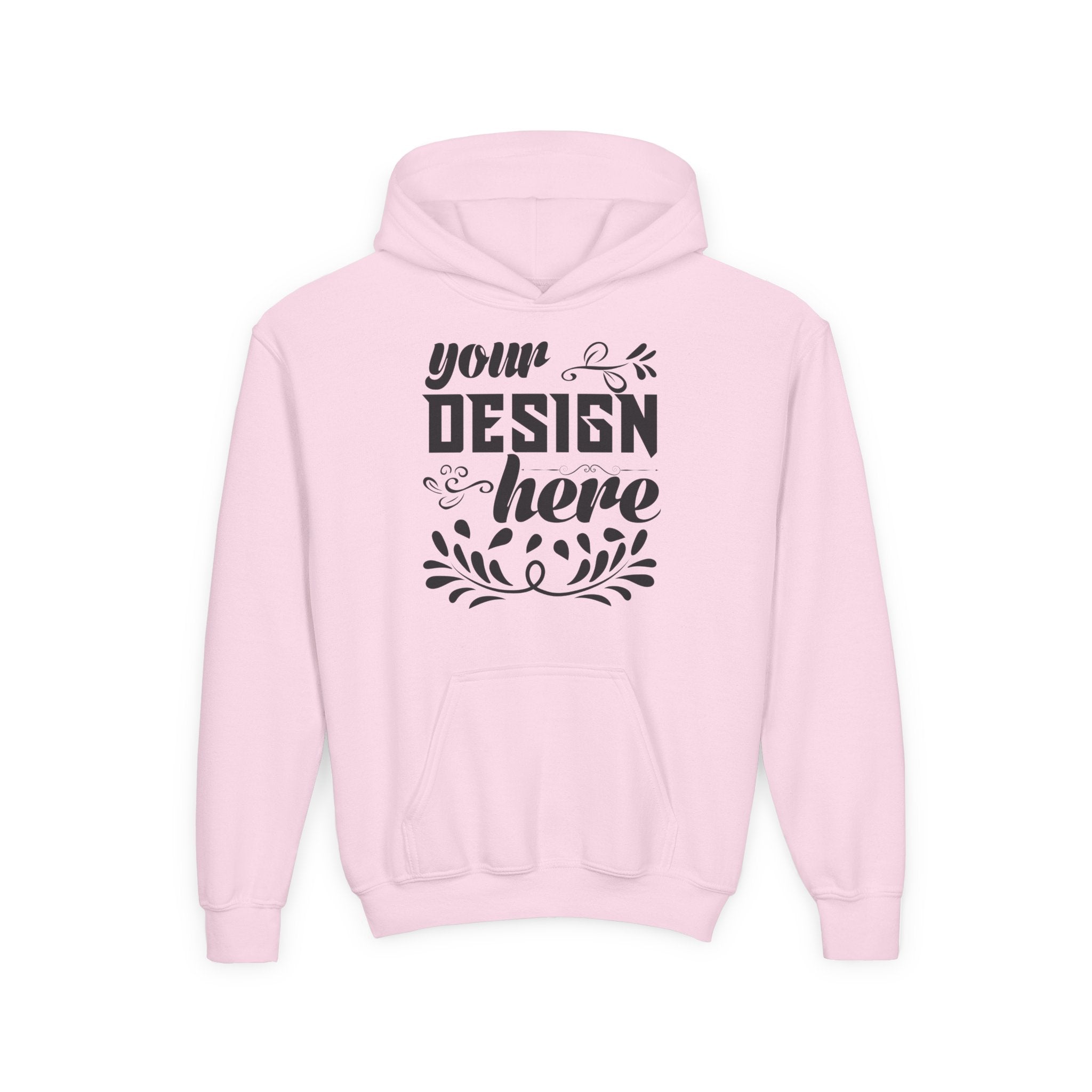 Customizable Gildan 18500B Youth Heavy Blend Hooded Sweatshirt